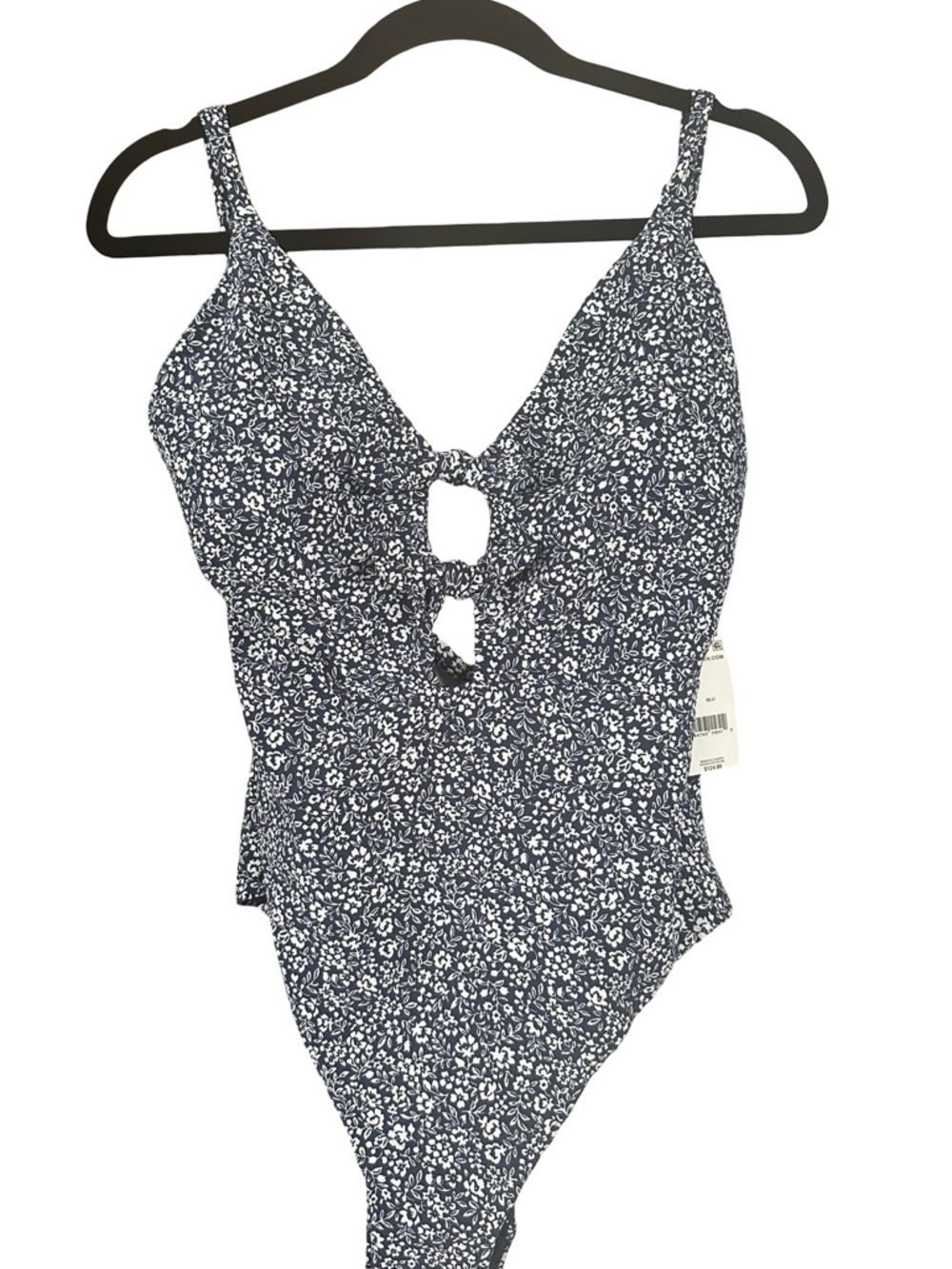 NWT POLO Ralph Lauren Sprouting Floral Double Tie One-Piece Swimsuit XL - Picture 3 of 10